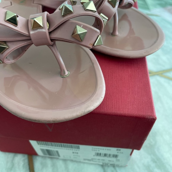 Valentino Rockstud Thong Flip Flops (Size 37) - Picture 3 of 8